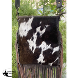 Klassy Cowgirl Leather Crossbody Bag with hair on cowhide - Country Scene Saddlery and Pet Supplies