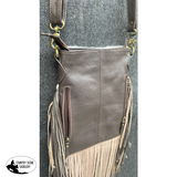 Klassy Cowgirl Leather Crossbody Bag with hair on cowhide - Country Scene Saddlery and Pet Supplies