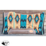 Klassy Cowgirl Wool Top Memory Felt bottom Pad. 30” X 28” Wool Top Memory felt - Country Scene Saddlery and Pet Supplies