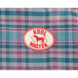 Kool Master Pvc Shade Mesh Horse Rug Combo - Ice Blue/Pink
