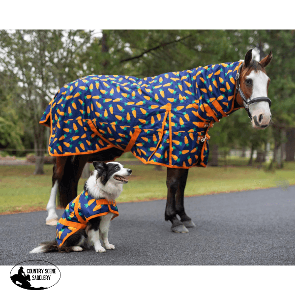 Kozy 1200D Nylon Horse Rug Combo (200G Fill) - Carrots