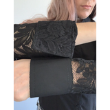 L1124 - Gail 1/2 Lace Ladies Western Shirt Ladies western shirts