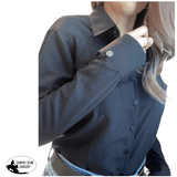L11581- RAWHIDE Mari Ladies Western Shirt - With Pockets - Country Scene Saddlery and Pet Supplies