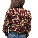 L1364 - Camo Ladies Western Shirt Shirts