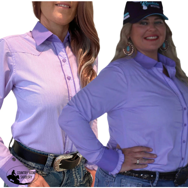 L1367 - Bessey Ladies Western Shirt 8 Western Shirts