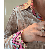 L1373 - Gil Ladies Crushed Velvet Western Shirt - Country Scene Saddlery and Pet Supplies
