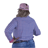 L1376- Jem Check Beaded Ladies Western Shirt - Country Scene Saddlery and Pet Supplies