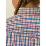 L1376- Jem Check Beaded Ladies Western Shirt Shirts