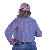 L1376- Jem Check Beaded Ladies Western Shirt Shirts