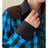 L1383 - Betsy Ladies Check Western Shirt Size 22 - Country Scene Saddlery and Pet Supplies