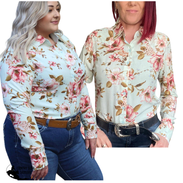 L1444 - Anna Ladies Western Shirt Shirts & Tops