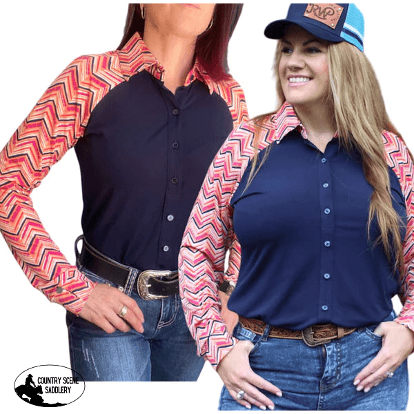 L1450 - Sara Ladies Stretch Western Shirt Western Shirts