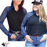 L1451 - Sarina Ladies Stretch Western Shirt - Country Scene Saddlery and Pet Supplies