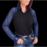 L1451 - Sarina Ladies Stretch Western Shirt - Country Scene Saddlery and Pet Supplies