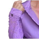 L1452 Bridy- Ladies 1/2 Lace Western Shirt - Country Scene Saddlery and Pet Supplies