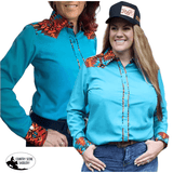 L1458 - Caron Ladies Western Shirt - Country Scene Saddlery and Pet Supplies
