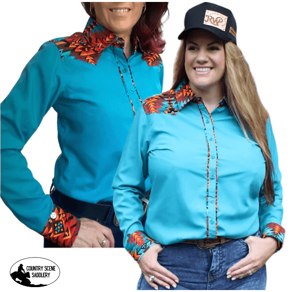 L1458 - Caron Ladies Western Shirt Western Shirts