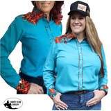 L1458 - Caron Ladies Western Shirt - Country Scene Saddlery and Pet Supplies
