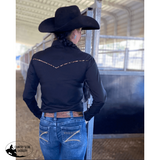 L1467 - Cala Leopard Pipped Ladies Western Shirt - Country Scene Saddlery and Pet Supplies