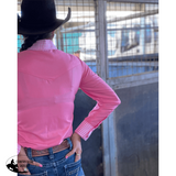 L1470 - Cami Gigham Ladies Western Shirt - Country Scene Saddlery and Pet Supplies