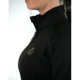 Ladies Piper Black on Black Base Layer - Country Scene Saddlery and Pet Supplies