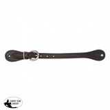 Ladies Plain Leather Spur Straps, Black - Country Scene Saddlery and Pet Supplies
