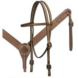 Leather buck stitched bridle and breastcollar set. - Country Scene Saddlery and Pet Supplies