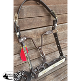 leather full horse size show halter with lead. - Country Scene Saddlery and Pet Supplies