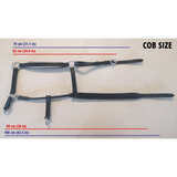 New! Leather Halter - Brass Fittings With Engraved Horse Nameplate Hamag Saddle Cloth Number Holders