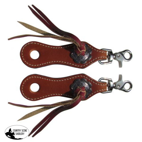 Leather Slobber Straps. Reins