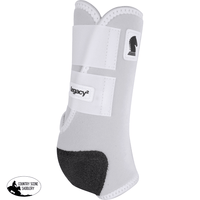 Legacy2 Support Boots White Horse & Leg Wraps