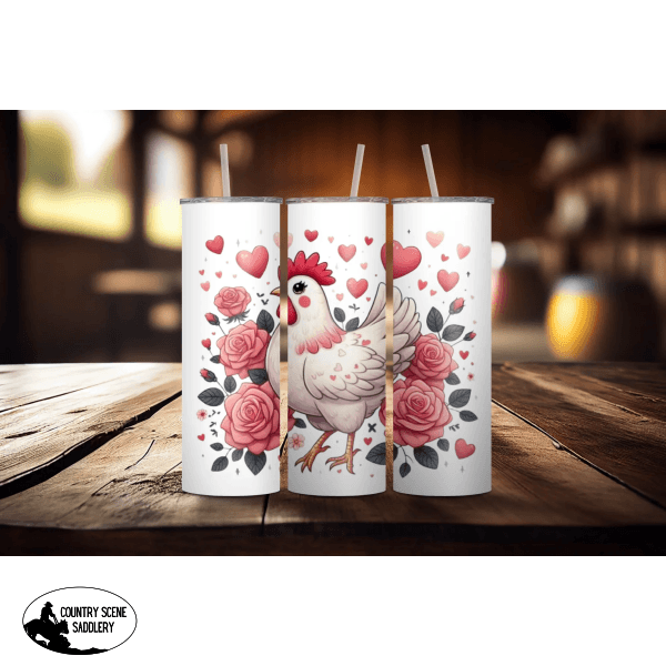 Love/ Valentine Chook Tumbler Giftware