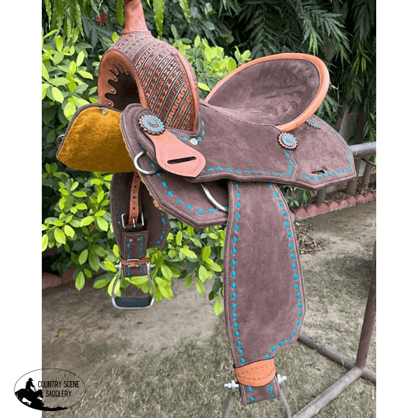 Lovely Lightweight Rough Out Barrel Saddles Saddle