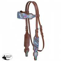 New! Macaelah Bridle Turquoise & Pink Posted.*