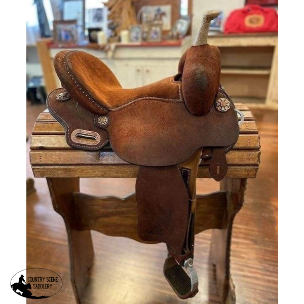 Martha Josey Circle Y Feather Light Weight Contender. Barrel Saddles