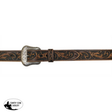 Mens 1 1/2" Tooled Leather Belt - Country Scene Saddlery and Pet Supplies