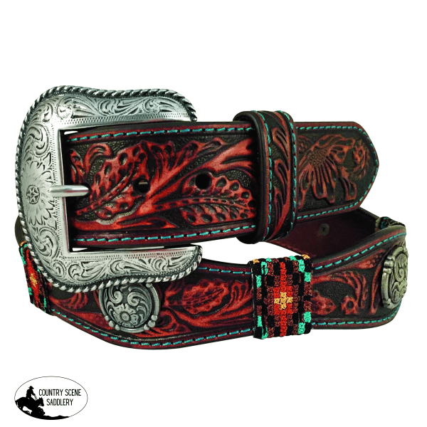 Mens Top Grain Stitched Belt - Country Scene Saddlery and Pet Supplies