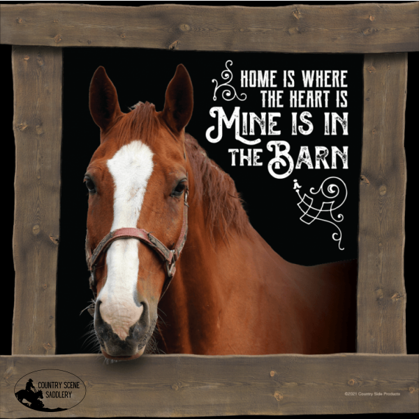 New! Mine Is In The Barn Die Cut Sign 14 X Animals & Pet Supplies