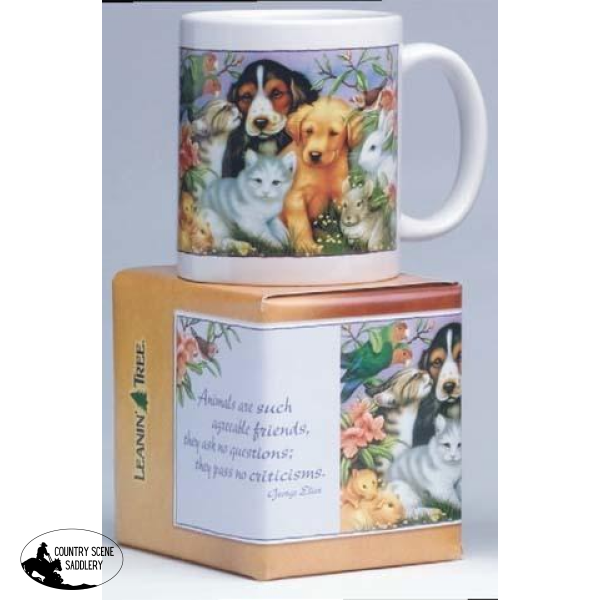 New! Mug - Animals Are Such Agreeable Friends... Posted.*
