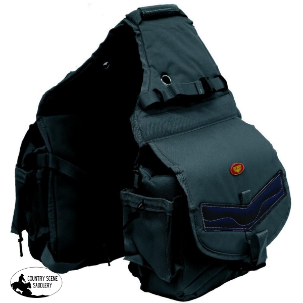 New! Multi Pocket Trail Saddle Bag Black