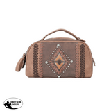 Mw1070190 - Montana West Embossed Collection Western Travel Pouch Handbag