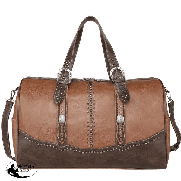 Mw12095110 - Montana West Buckle Collection Weekender Bag Handbag