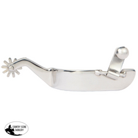 New! Myler Stainless Steel Spur With 1 Band And 10 Point Rowel.