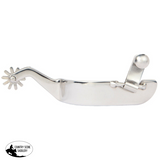 Myler Stainless Steel Spur with 1" Band and 10 Point Rowel. - Country Scene Saddlery and Pet Supplies