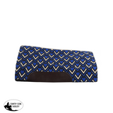 Navajo Fleece Lined Pad, Blue Arrow - Country Scene Saddlery and Pet Supplies