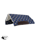 Navajo Fleece Lined Pad, Blue Arrow - Country Scene Saddlery and Pet Supplies