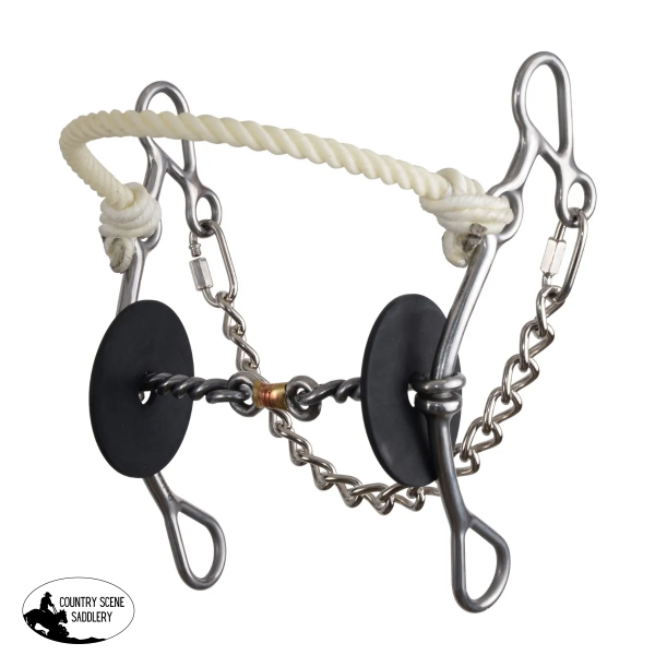 New! 0113-1000 Josey Go-Around with Noseband Western Bits