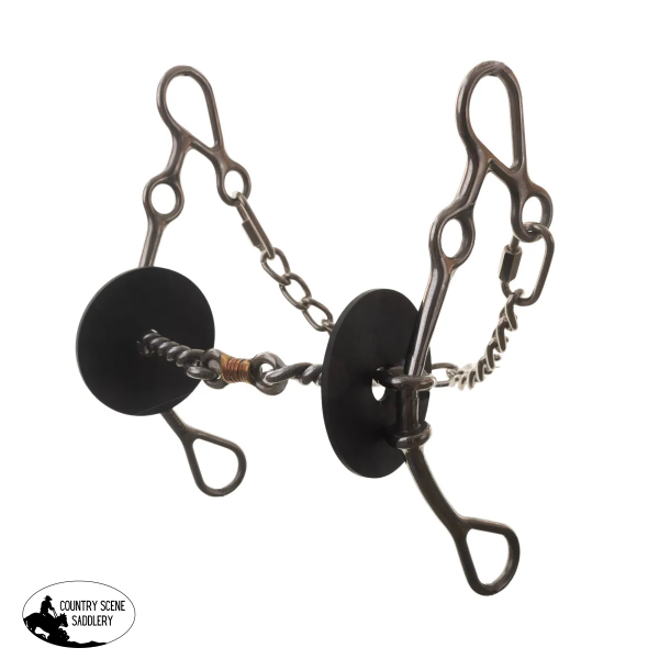 New! 0114-1000 Josey Go Around SS Dog Bone Western Bits