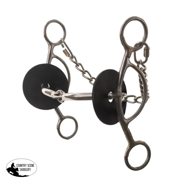 New! 0114-4000 Josey Mitchel SS Gag 2 Piece Smooth Western Bits