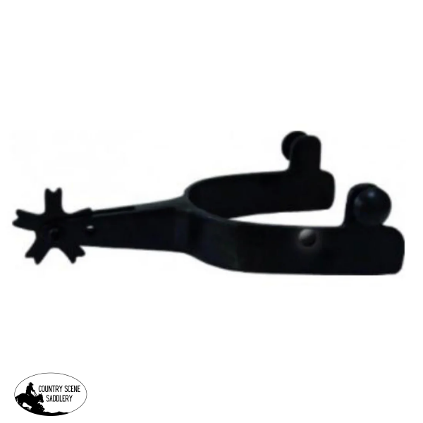 New! 088030 - Junior Bull Rider Spur Black Rodeo